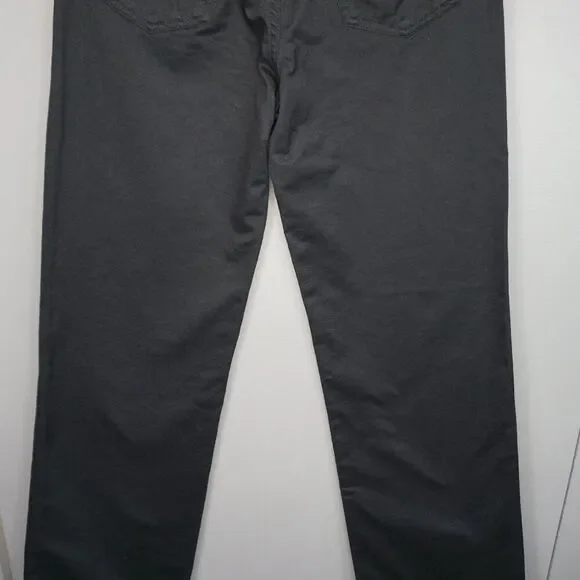 AG Women's Jeans Kora High Rise Wide Leg Jeans in Deep Black Wash size 25 - Picture 11 of 15